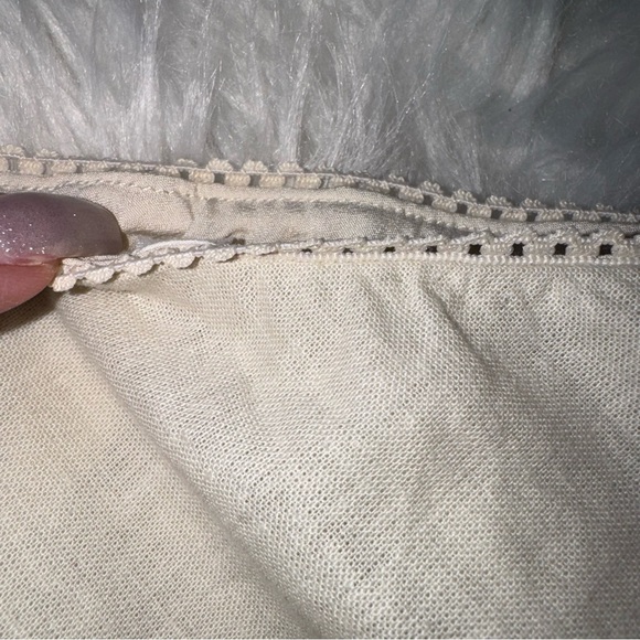 American Eagle Women's XS Ivory Maxi Skirt Elastic Waist Long Lined - Picture 13 of 14